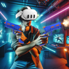 VortexVR pistolet na kontrolery do Meta Quest 3 / 3S | replika zabawkowa, uchwyt na kontrolery
