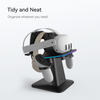 KIWI DESIGN stacja ładująca RGB do Meta Quest 3 / 3S | także Meta Quest 2 / Oculus Quest 2, Meta Quest Pro