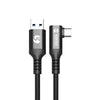VortexVR kabel 3m USB-A z elementem mocującym do Meta Link | do Meta Quest 3 / 3S, Meta Quest 2
