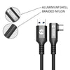 VortexVR 5m kabel USB-A do USB-C z mocowaniem do Meta Link | do Meta Quest 3 / 3S / 2